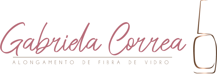 logo gabriela corrêa alongamento de unhas em fibra de vidro